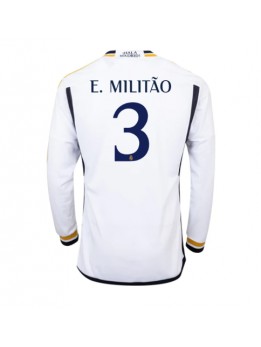 Real Madrid Eder Militao #3 Replika Hemmakläder 2023-24 Långärmad